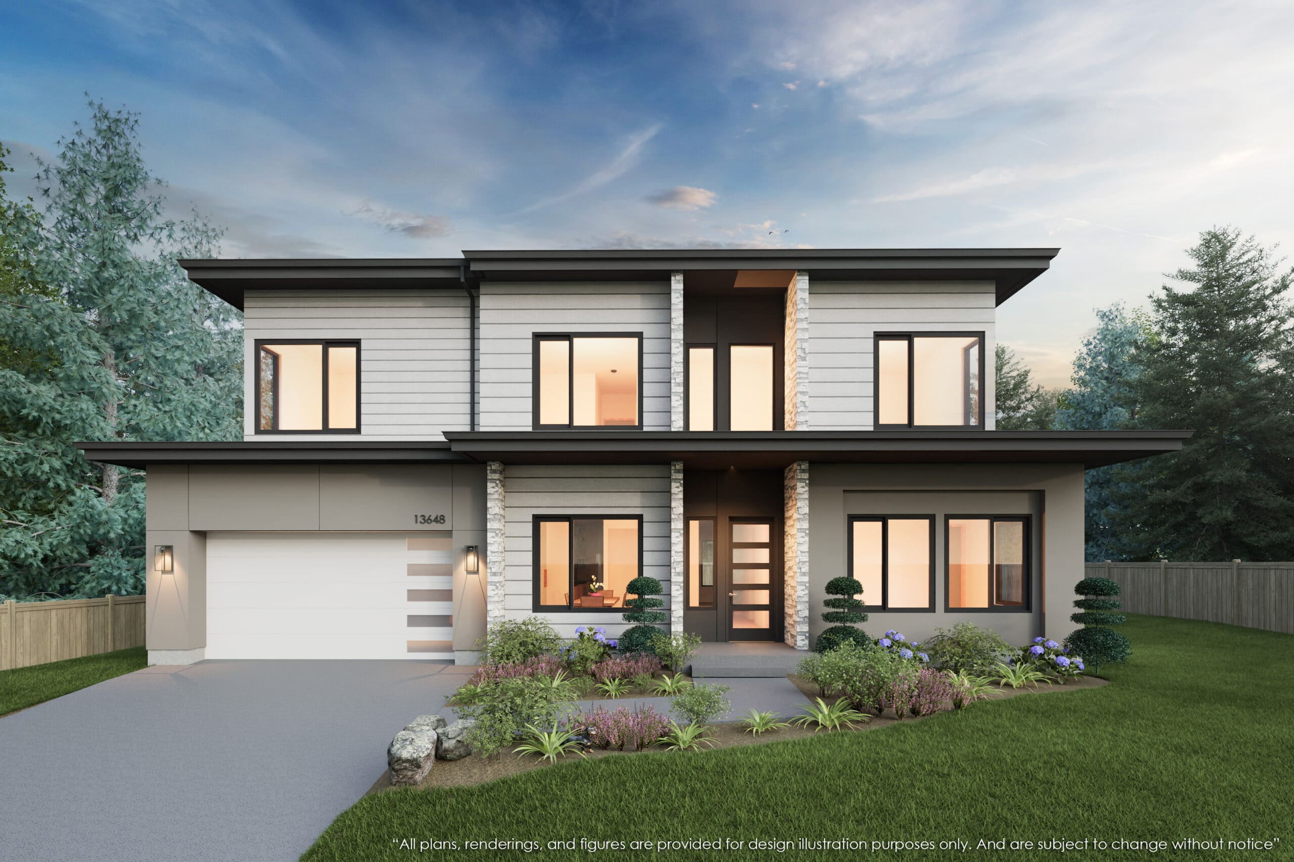 13648 103rd Ave NE - Kirkland- Rendering 1 - MN Custom Homes