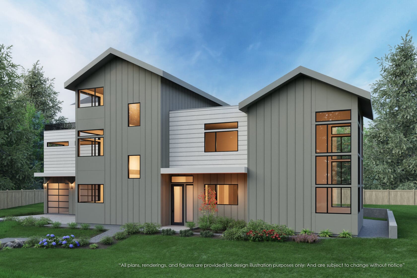 10316 Southeast 25th Street - Bellevue- Rendering 2 - MN Custom Homes