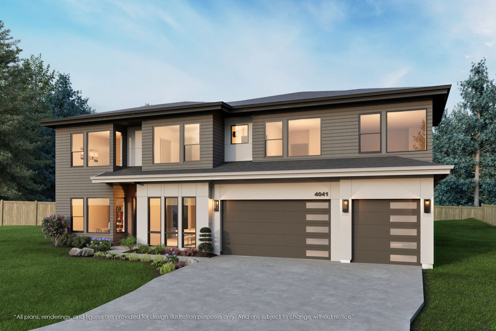 4041 162nd Avenue Southeast - Bellevue- Rendering 2 - MN Custom Homes