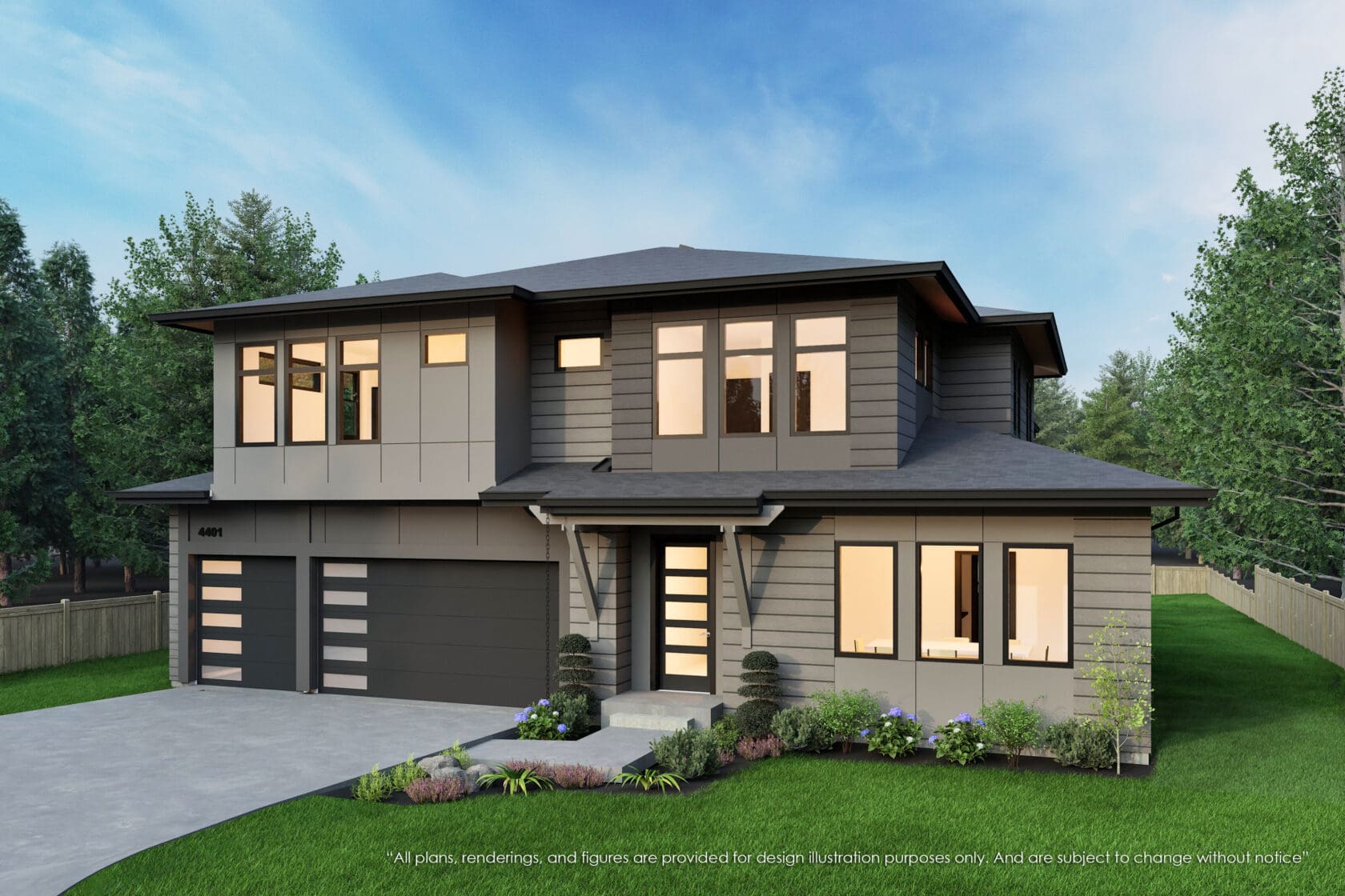 4401 123rd Ave SE, Bellevue - MN Custom Homes - Rendering 02